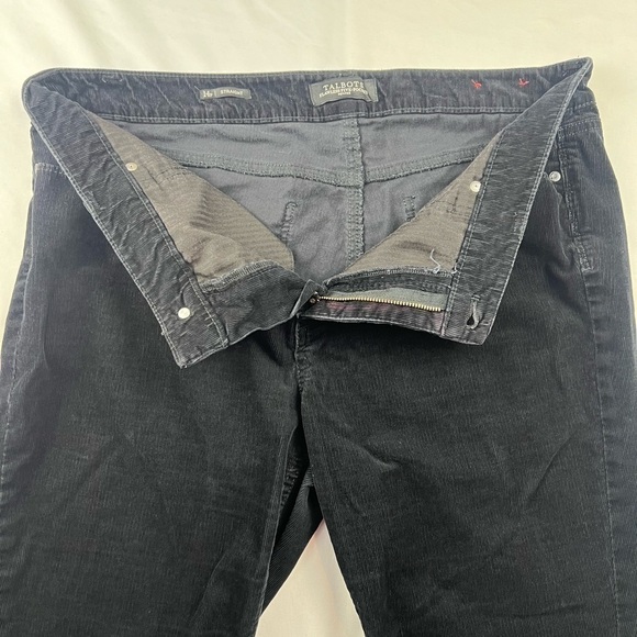 Talbots - Women’s Pants - Corduroy - Black - 14 Petite - Straight - Picture 5 of 10
